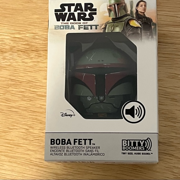 NIB Star Wars Boba Fett Bitty Boomers Disney+ Wireless Bluetooth Speaker - Picture 4 of 16
